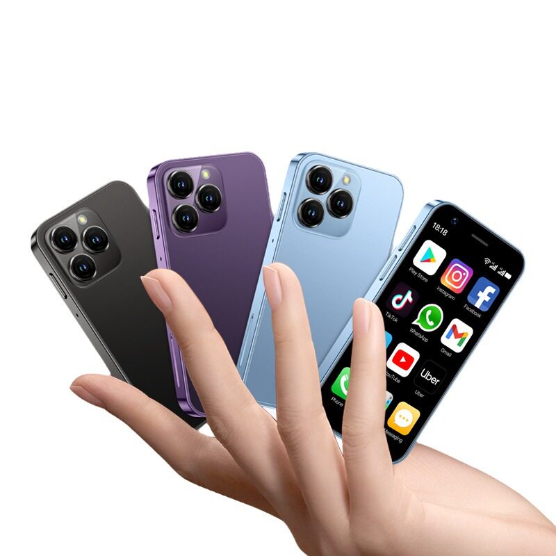 跨境热销XS16迷你智能小手机4G网络GPS安卓10谷歌商店WiFi SOYE