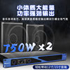 Cross-border digital power amplifier professional post-stage high-power bass two-channel family ktv stage factory outlet