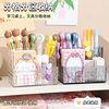 TikTok Desktop Transparent Storage Box Remote Control Cosmetic Box Office Stationery Multifunctional Storage Box Storage Rack