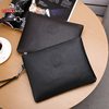 Envelope Bag 2023 new casual men's clutch pu soft leather men's bag mobile phone bag large capacity wallet