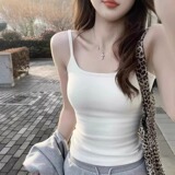 Летний жилет, женские подтяжки pure desire, студентки носят красивые бретельки внутри и снаружи, накладки на грудь, фиксированные чашечки, облегающие топы, женские