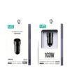 Fast Charging Car Charger Metal 100W+Pd27W Fully Compatible Fast Charging Car Charger Suitable for Pingguo Huawei Type-C