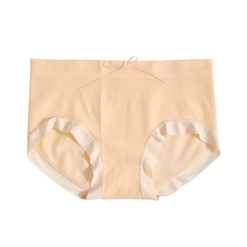 Japanese Sweet Clouds Belly Tinker Briefs Pure Cotton Crotch Seamless Skin-friendly Thin Breathable Japanese Women's Briefs