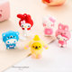 Cute Sanrio Keychain Kulomi Doll Pendant Christmas Hole Le Blind Box Silicone Small Ornaments Wholesale