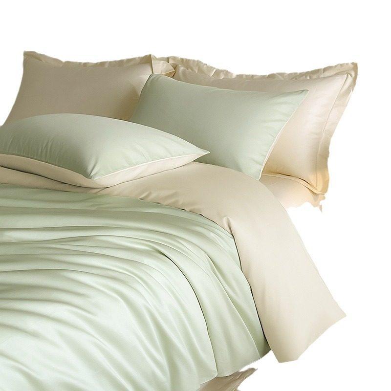 Class A high-grade cotton satin 100 four-piece cotton sanding four-season Xinjiang long-staple cotton dormitory three-piece set