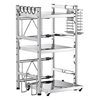 Stainless Steel Microwave Oven Rack Rice Cooker Kitchen Storage and Organization Retractable Multi-Functional Storage Rack