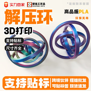 3D Ring Fidget Spinner Fidget Ring Toy for Adults Creative Personalized Portable Toy