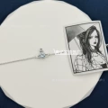 Blue diamond orbital saturn bracelet