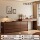 Тщательно подобранный туалетный столик из массива ясеня, комод, встроенная спальня, новый туалетный столик орехового цвета, шкафчик для хранения вещей в изножье кровати mini 7