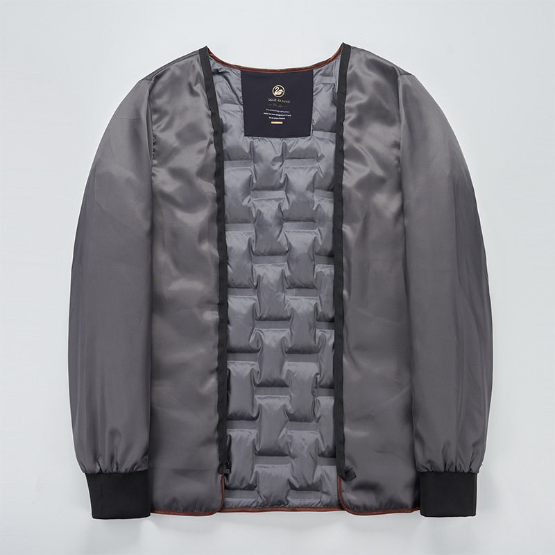 Men's Detachable down Jacket with a Detachable Goose down Liner, 2025 Winter New Business Casual Executive Jacket