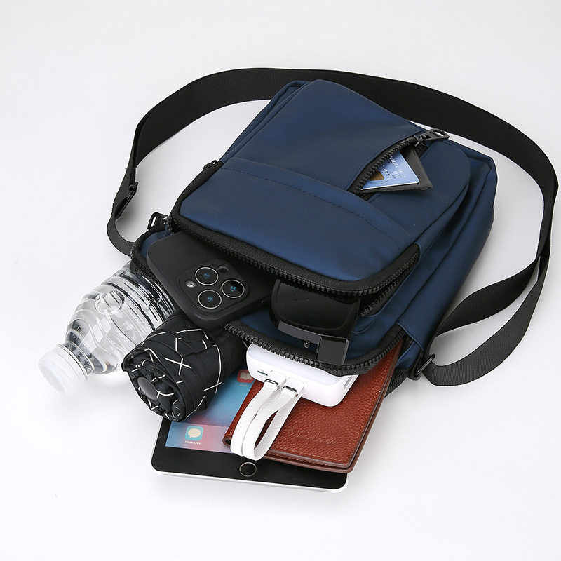 Men's Bag Simple Fashion Shoulder Bag Oxford Cloth Men's Large Capacity Crossbody Bag Handbag Multifunctional Casual Trendy Bag