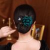 Back of Head Lazy Twist Clip Ball Head Hair Artifact 2023 New Butterfly Hairpin Headwear Female Head Flower Summer
