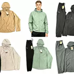 Quick-Drying Ribbed Single-Layer Dd4747+4834 Combination Set Cross-Border Foreign Trade Purchasing Wholesale Casual Sports Windproof