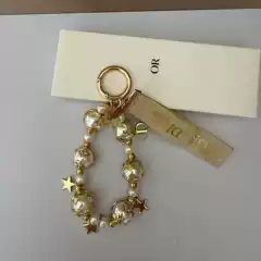 D Brand Exquisite DIY Beaded Pendant Phone Chain Keychain Cute Bag Charm Car Keychain Gift