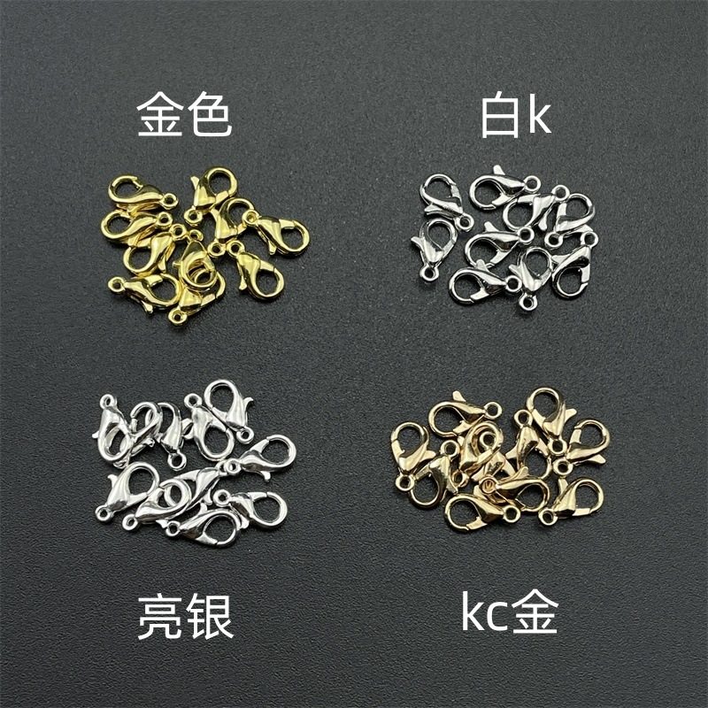 Zinc Alloy lobster buckle handmade diy beaded bracelet necklace connecting buckle connector handmade homemade jewelry accessories