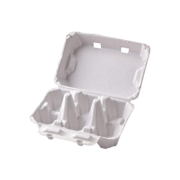 Duck egg tray pulp Disposable egg box disposable 6 Disposable egg boxes 4 Disposable