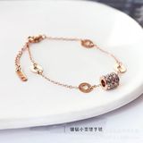 Новый браслет с римскими цифрами на тонкой талии, легкий, роскошный, простой, из титановой стали, не выцветающий, в стиле ins, дизайнерский браслет для женщин