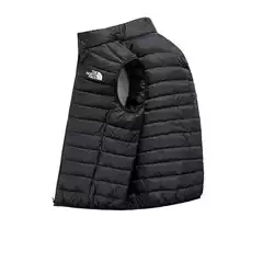 Fd01271324 European Size Men's Clothing Export 2024 Autumn and Winter New Fashion Color Matching Men's Hooded Cotton Vest Back