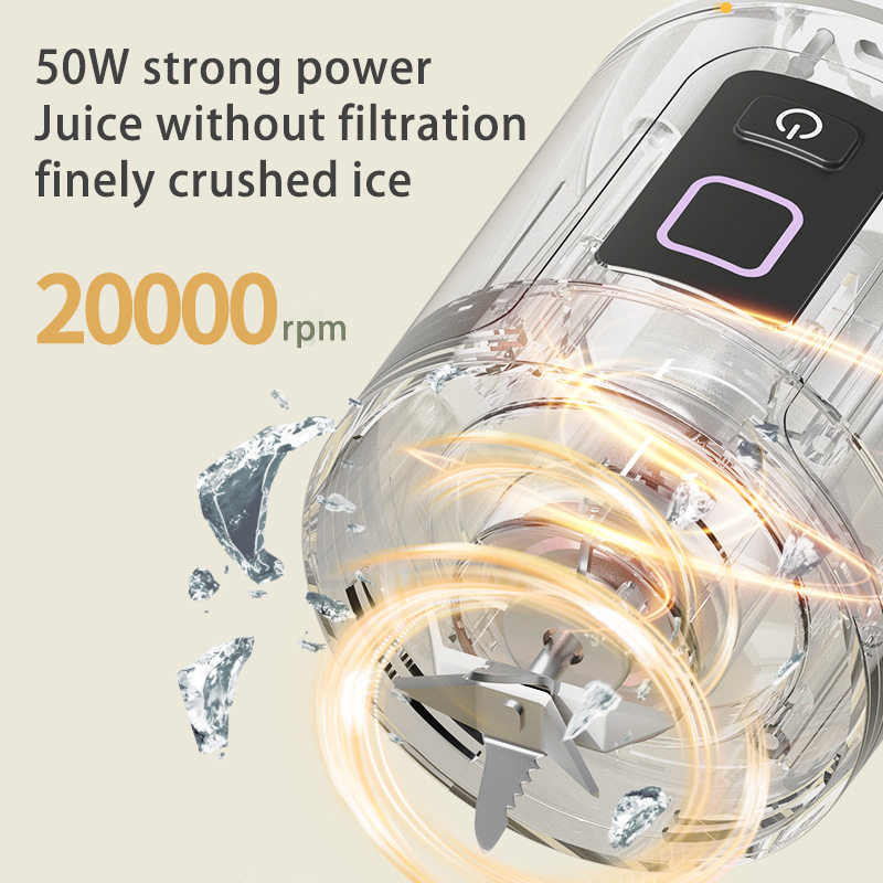 跨境家用二合一榨汁机小型迷你便携式电动厨水果榨汁杯随行果汁杯