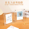 Transparent picture frame 6 inch wall hanging ins postcard photo frame A4 poster display stand 7 inch acrylic photo frame table