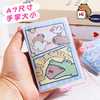 A7 Plastic Cover Mini Notebook as a Student Reward Gift, Portable Pocket Notebook, Cartoon Notepad