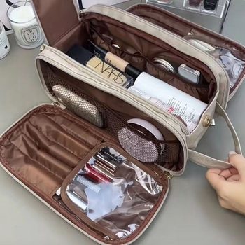 2024 Portable Cosmetic Bag, Minimum Order Quantity One Piece, Toiletry Bag, Portable, Large Capacity, High-End Storage