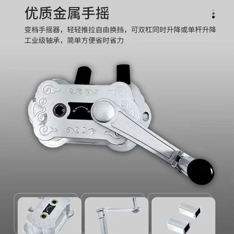 Hand Drying Rack Drying Rod Thickened Balcony Lifting Drying Rack Household Four-bar Double-bar Three-bar Top-mounted Manual Cool Clothes