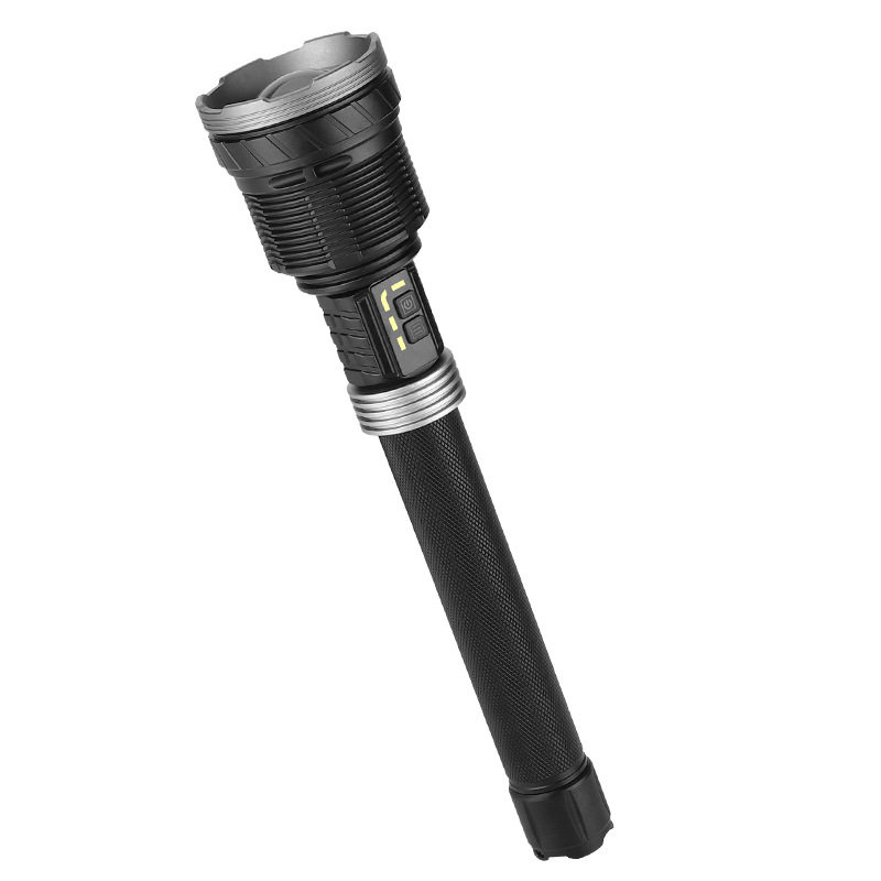 New P360 Rechargeable Long-Range Outdoor Xenon Lamp with High Power and Long Battery Life 15000 Lumens Aluminum Alloy Flashlight