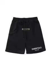 Men's Casual Shorts Fear of God Multi-Thread Essentials Letter Print New Trendy Brand Shorts Batch F