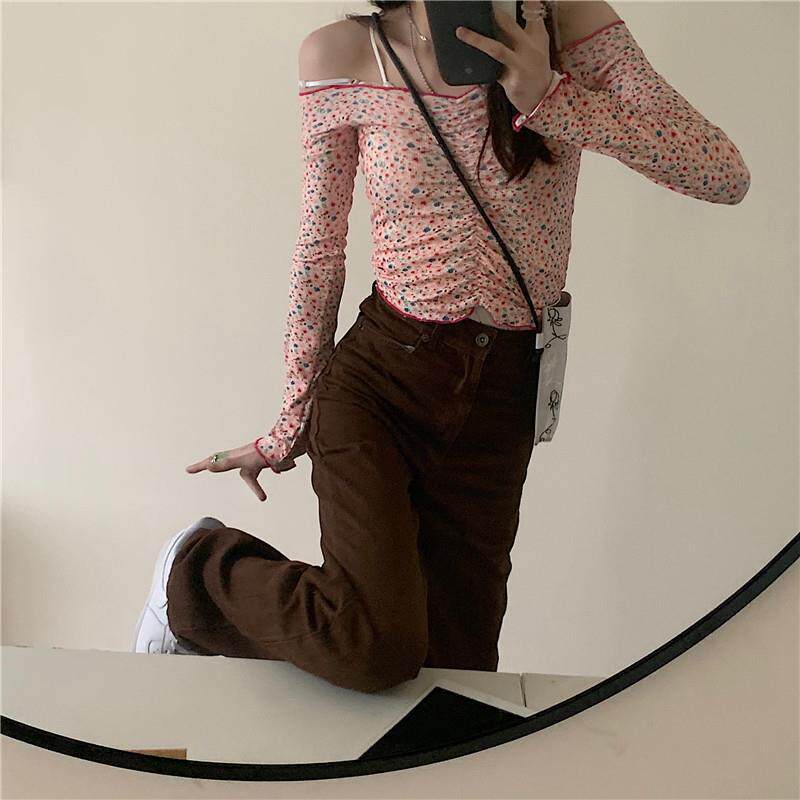 High Waisted Vintage Denim Jeans for Women Loose Fit Straight Leg Casual Style Perfect for Spring and Autumn