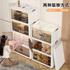 Storage Box storage cabinet double door folding locker multifunctional drawer clothes toy storage box with lid