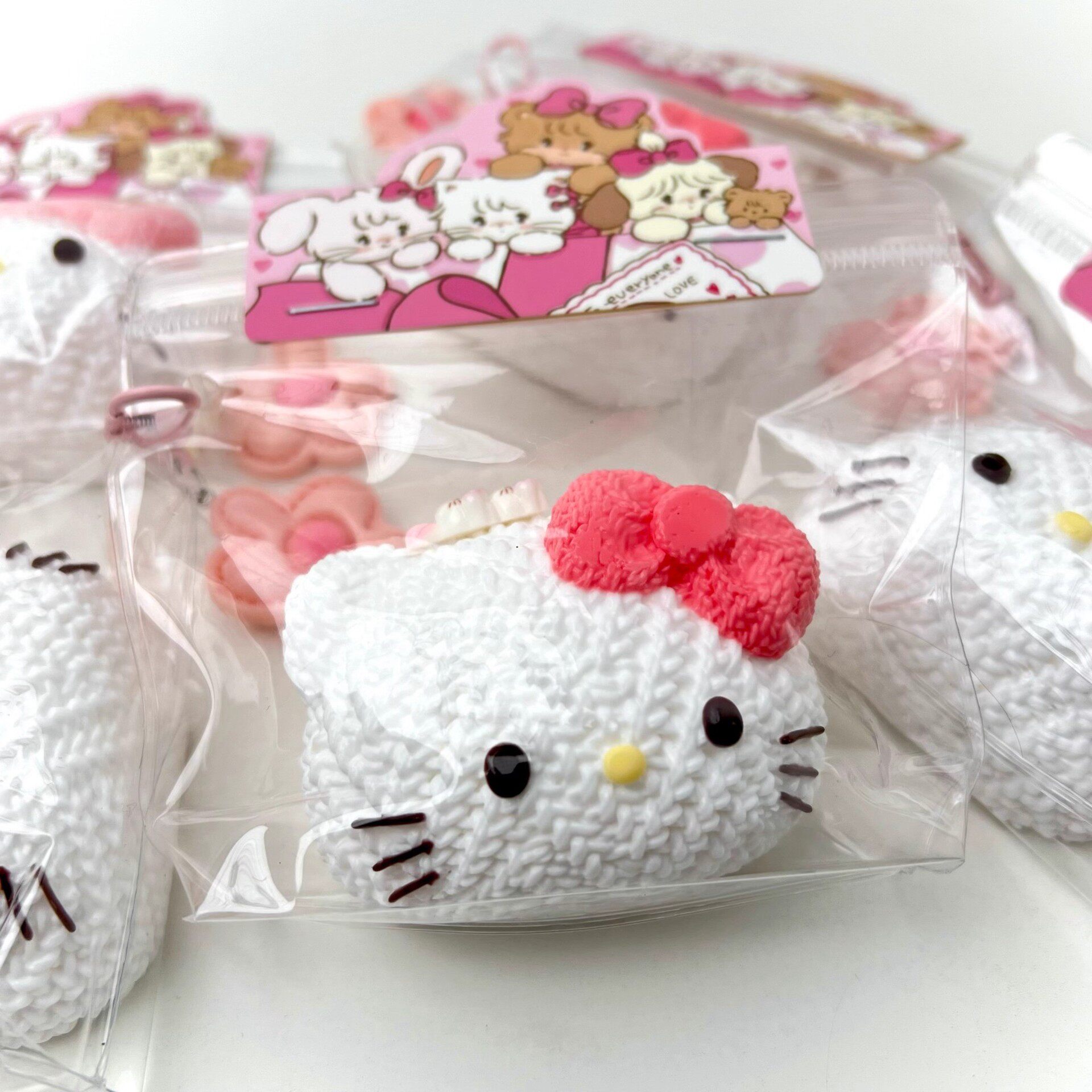 Slow Rebound Dry Mud Kneading Fun Knitted Kitty Cat Mud Decompression Artifact Food Grade Silicone Popular Kneading