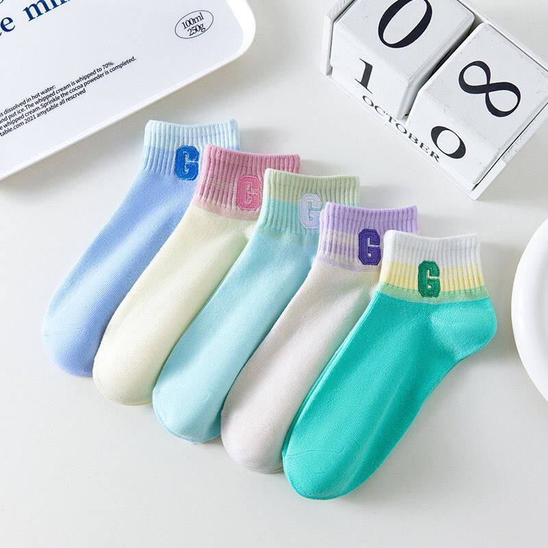 诸暨月子袜女白色堆堆袜韩版棉袜无骨袜女士吸汗中筒袜子批发