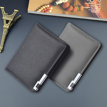 Men's Short Multi-Card Slot Men's Wallet Student Wallet Simple Ultra-Thin Men's Wallet That Can Hold Driver's License