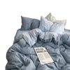 Ins Style Bed Four-piece Set Washed Cotton Bed Sheet Quilt Cover Household Quilt Cover Single Student Dormitory Bed Three-piece Set
