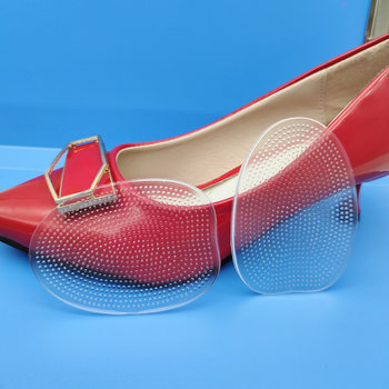 New Front Pocket Pad Half Size Pad Invisible Transparent Silicone Non-Slip High Heels Front Pad Soft Shock Absorbing Anti-Pain Insole