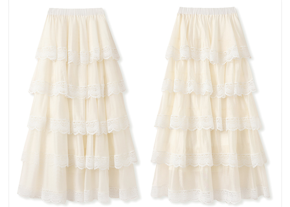 Set áo cổ điển tay ba phần tư phối chân váy xòe họa tiết hoa mai — Váy hoa mai
