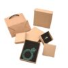 Kraft Paper Jewelry Box with Lid, Ring Box, Necklace Box, Jewelry Box, Packaging Box, Wedding Ring, Wedding Jewelry Gift Box