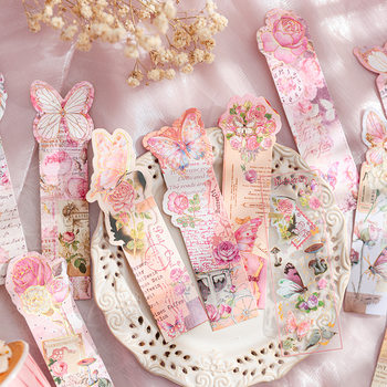 Mu Dye Alien Paper Bookmark Butterfly Dream Fallacy High Yan Value Reading Book Folder Student High Book Page Marking Card Cross Border