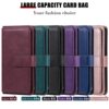 Suitable for iPhone 17 Multifunctional 10-Card Wallet-Style Phone Case, Apple 16 Card-Insertable S25 Google Protective Case