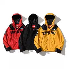 Spring Autumn and Winter New Trendy Brand SUP Co-branded Windbreaker Men's and Women's Hooded Jacket Loose Chong Feng Clothes Couple Outfits