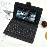 10,1-дюймовый 7-дюймовый 8-дюймовый планшет с проводной клавиатурой, защитный чехол для универсальной планшетной клавиатуры с системой Android, встроенная кобура для планшетной клавиатуры