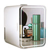 8L Mirror Small Refrigerator for Home and Car Use, Suitable for Storing Breast Milk, Facial Masks, Cosmetics, Beauty Products, Dual-Use for Cooling and Heating, Suitable for Mothers and Babies