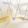 Mobius Heart-shaped Smart Necklace Women's High-grade Design Sense Light Luxury Niche Smart Star Chain for Girlfriend