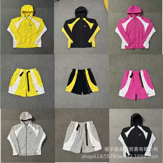 Cross-border Corteiz Devil Island 3M reflective splicing machine wind soft shell hooded jacket men's and women's jacket