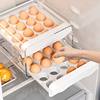Household Refrigerator Egg Storage Box Storage Drawer-Type Crisper Kitchen Egg Box Large-Capacity Egg Tray Double-Layer Rack
