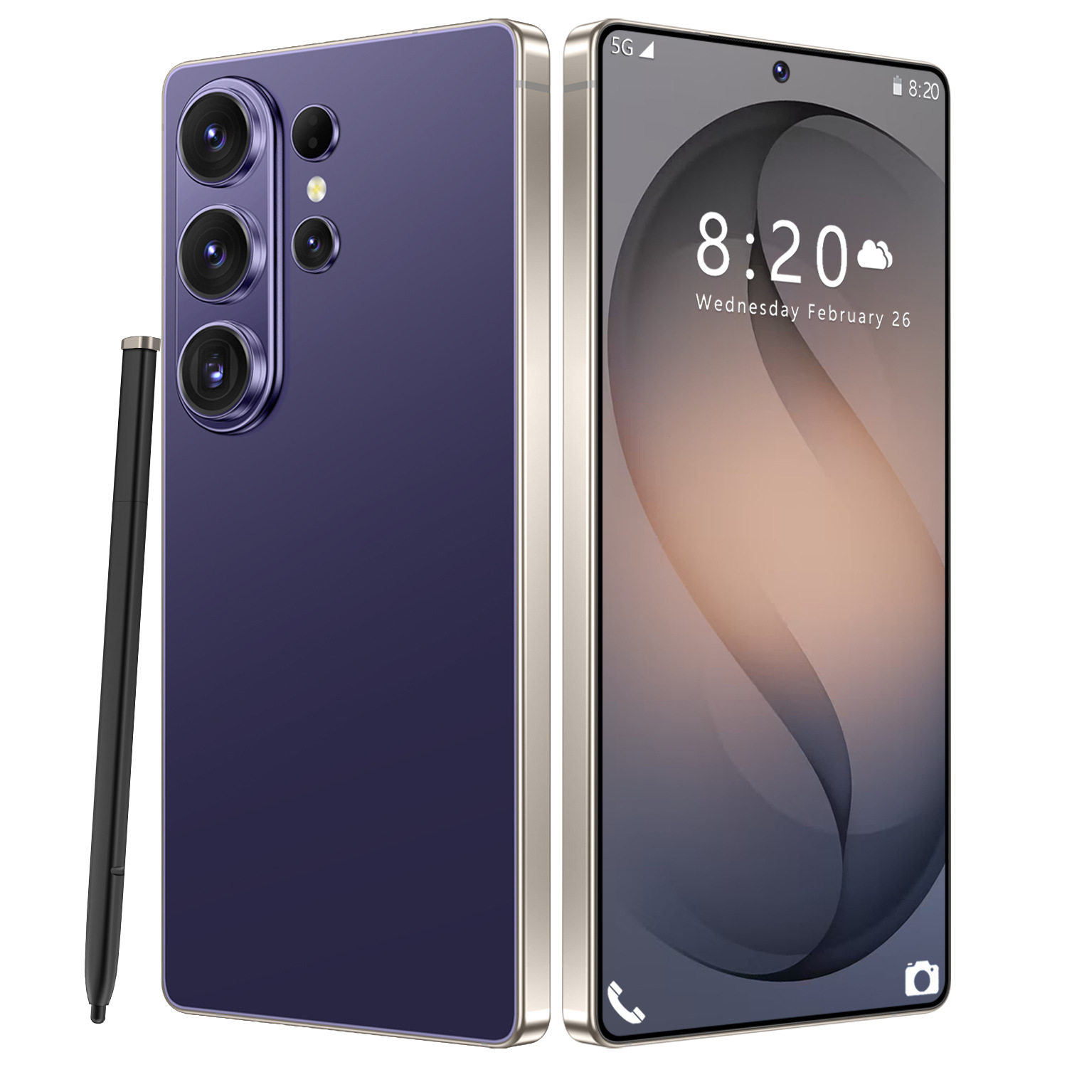 热销 跨境手机S26Ultra 16+1TB 穿孔7.3寸大屏外贸智能手机工厂批