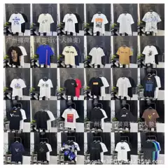 Cross-Border High-Quality Authentic Version of Lv's Classic Style Short-Sleeve 25Ss Loose-Fitting Unisex T-Shirt