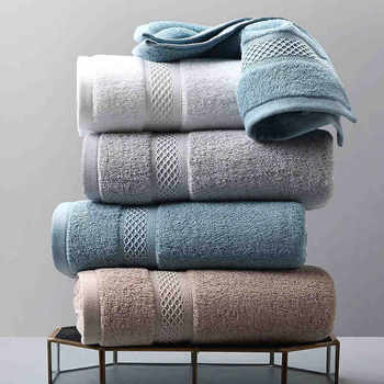 Carnation Five-Star Hotel Bath Towel Square Towel Home B&B Beauty Salon Customized Cotton Tinted Cotton