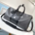 Gray travel bag
